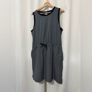 Member’s Mark Navy and White Striped‎ Tank Dress Size: Large